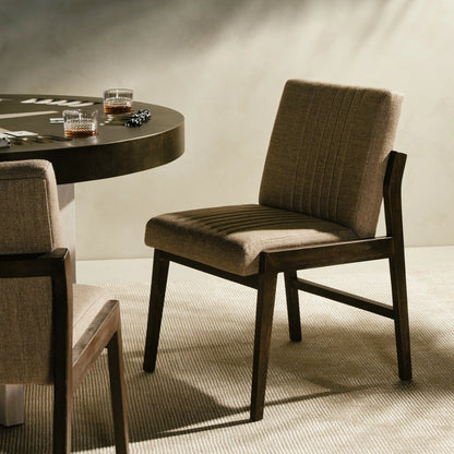 Alice Dining Chair by Four Hands. Made from top grain leather, solid beech in a modern style.