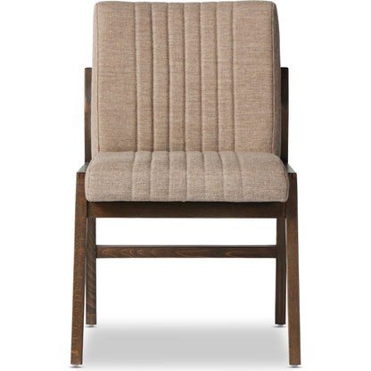 Alice Dining Chair by Four Hands. Made from top grain leather, solid beech in a modern style.