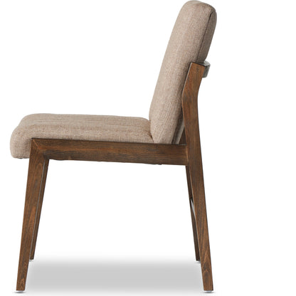 Alice Dining Chair by Four Hands. Made from top grain leather, solid beech in a modern style.