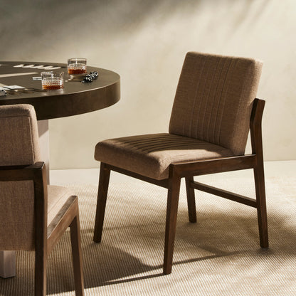 Alice Dining Chair by Four Hands. Made from top grain leather, solid beech in a modern style.
