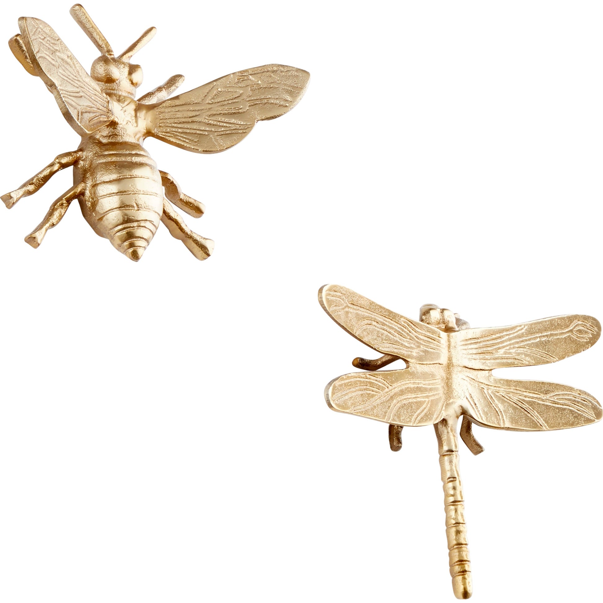 Fluttering Token 1 by Cyan Design in gold. Made from aluminum in a eclectic & global style.