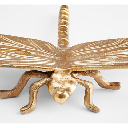 Fluttering Token 1 by Cyan Design in gold. Made from aluminum in a eclectic & global style.