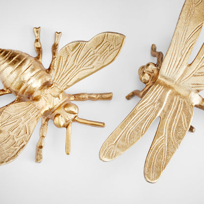 Fluttering Token 2 by Cyan Design in gold. Made from aluminum in a eclectic & global style.