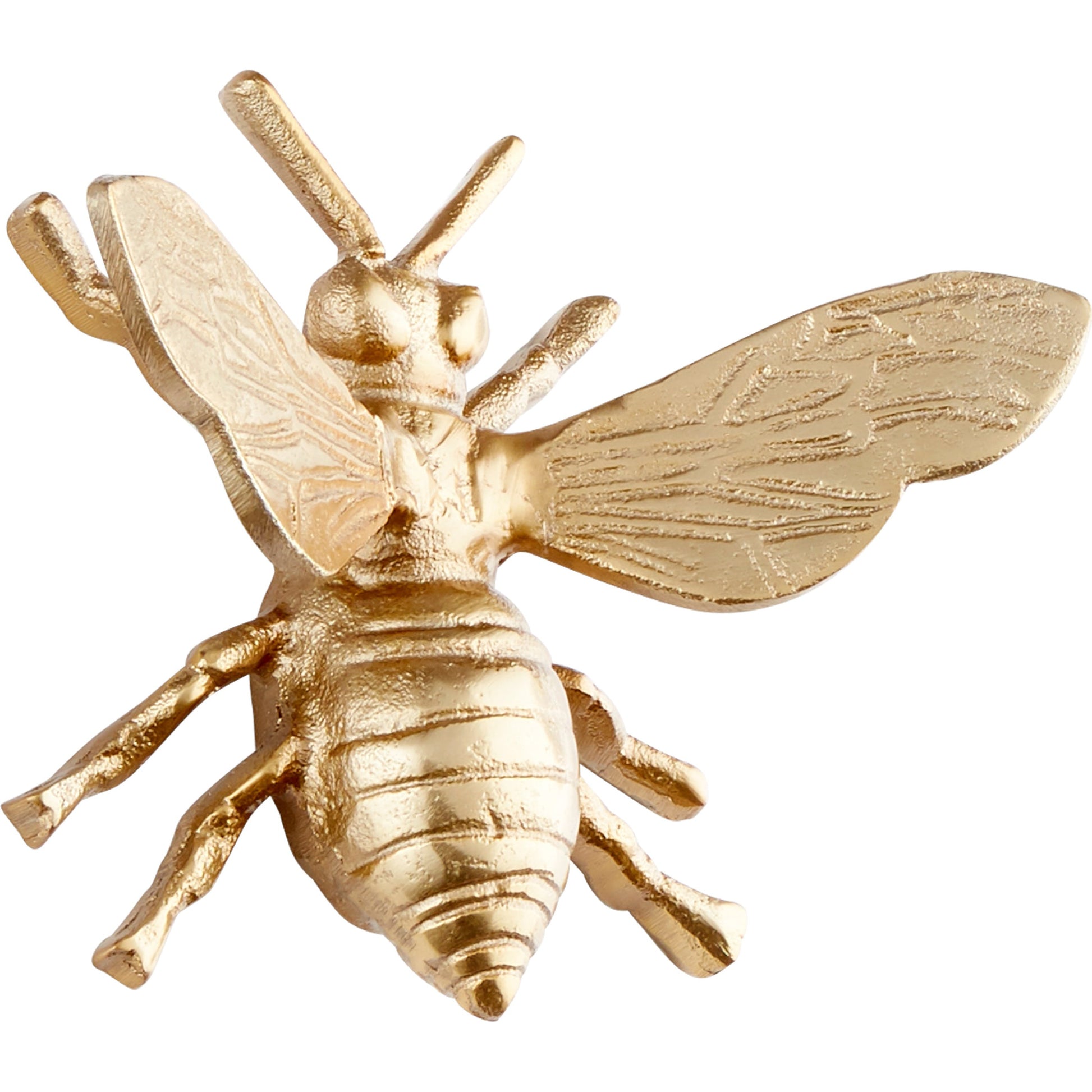 Fluttering Token 2 by Cyan Design in gold. Made from aluminum in a eclectic & global style.