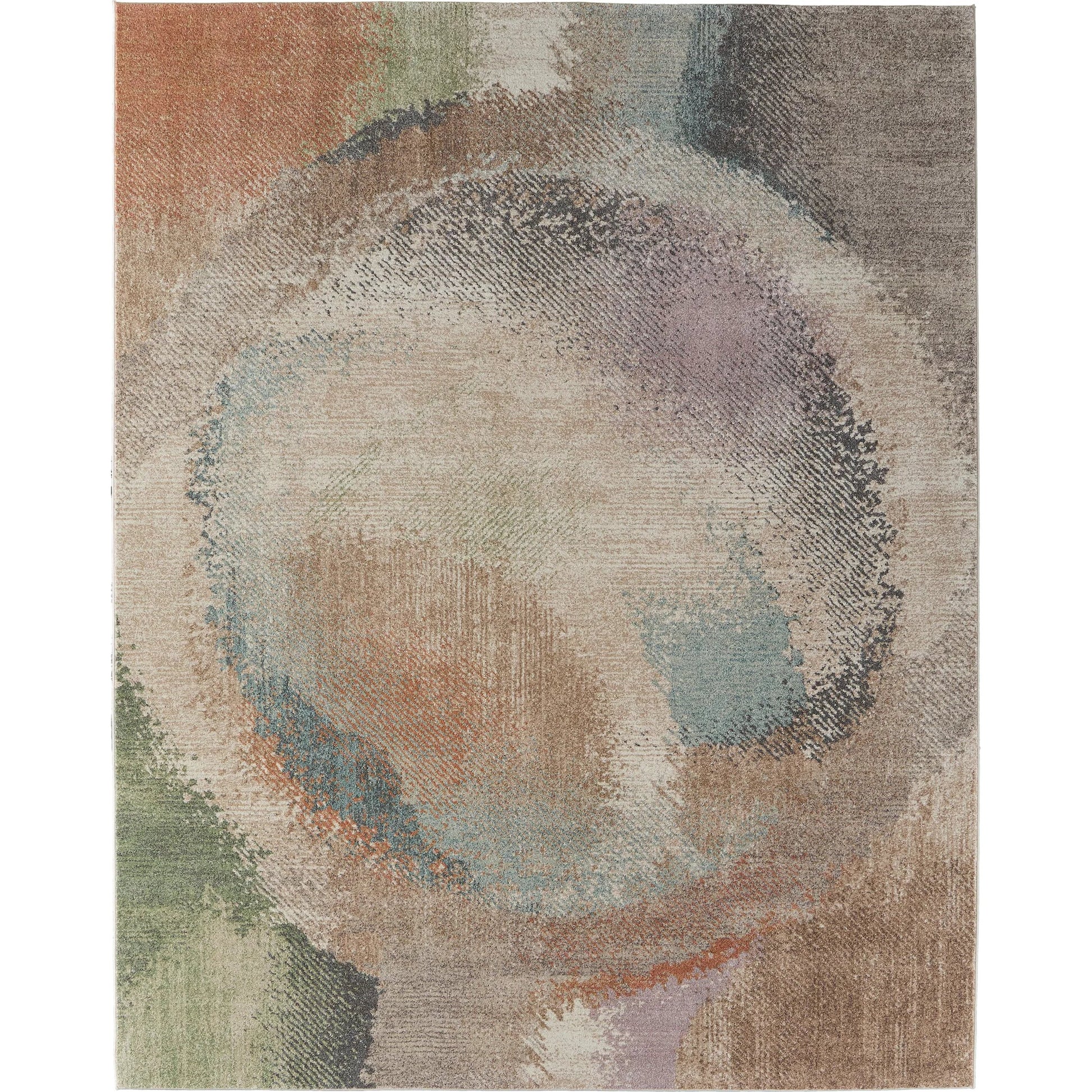 Eden EDN39QTF Rug by Feizy in brown, tan, blue. Made from polypropylene in a unique style.