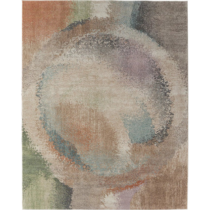 Eden EDN39QTF Rug by Feizy in brown, tan, blue. Made from polypropylene in a unique style.