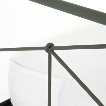 Casey Bed by Four Hands in sanblasted vintage black. Made from iron in a cottage & farmhouse style.