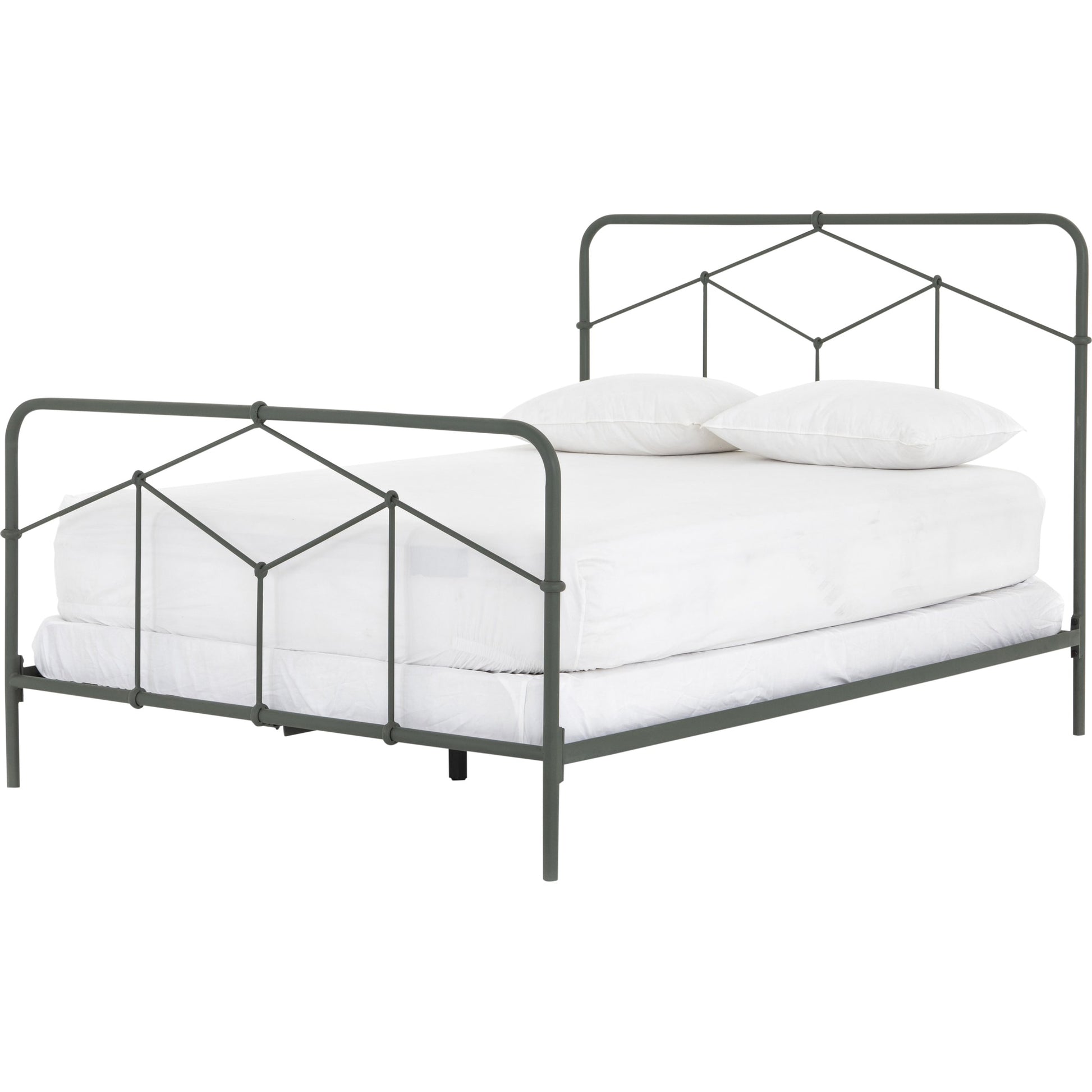 Casey Bed by Four Hands in sanblasted vintage black. Made from iron in a cottage & farmhouse style.