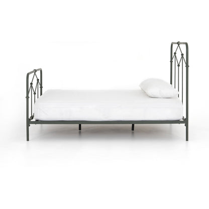 Casey Bed by Four Hands in sanblasted vintage black. Made from iron in a cottage & farmhouse style.