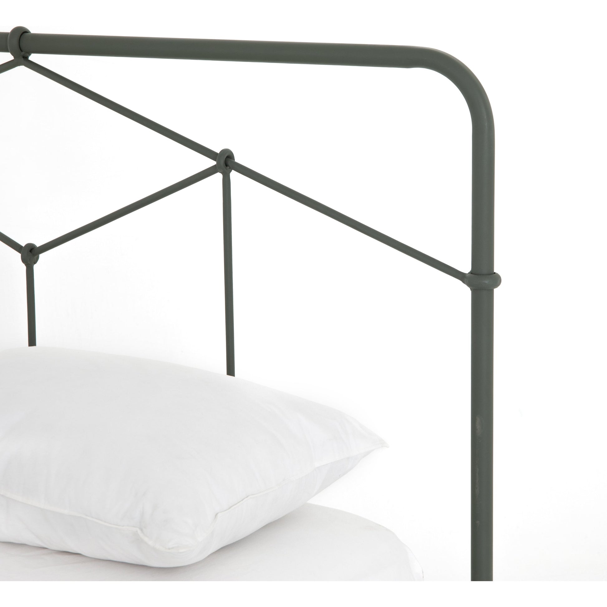 Casey Bed by Four Hands in sanblasted vintage black. Made from iron in a cottage & farmhouse style.