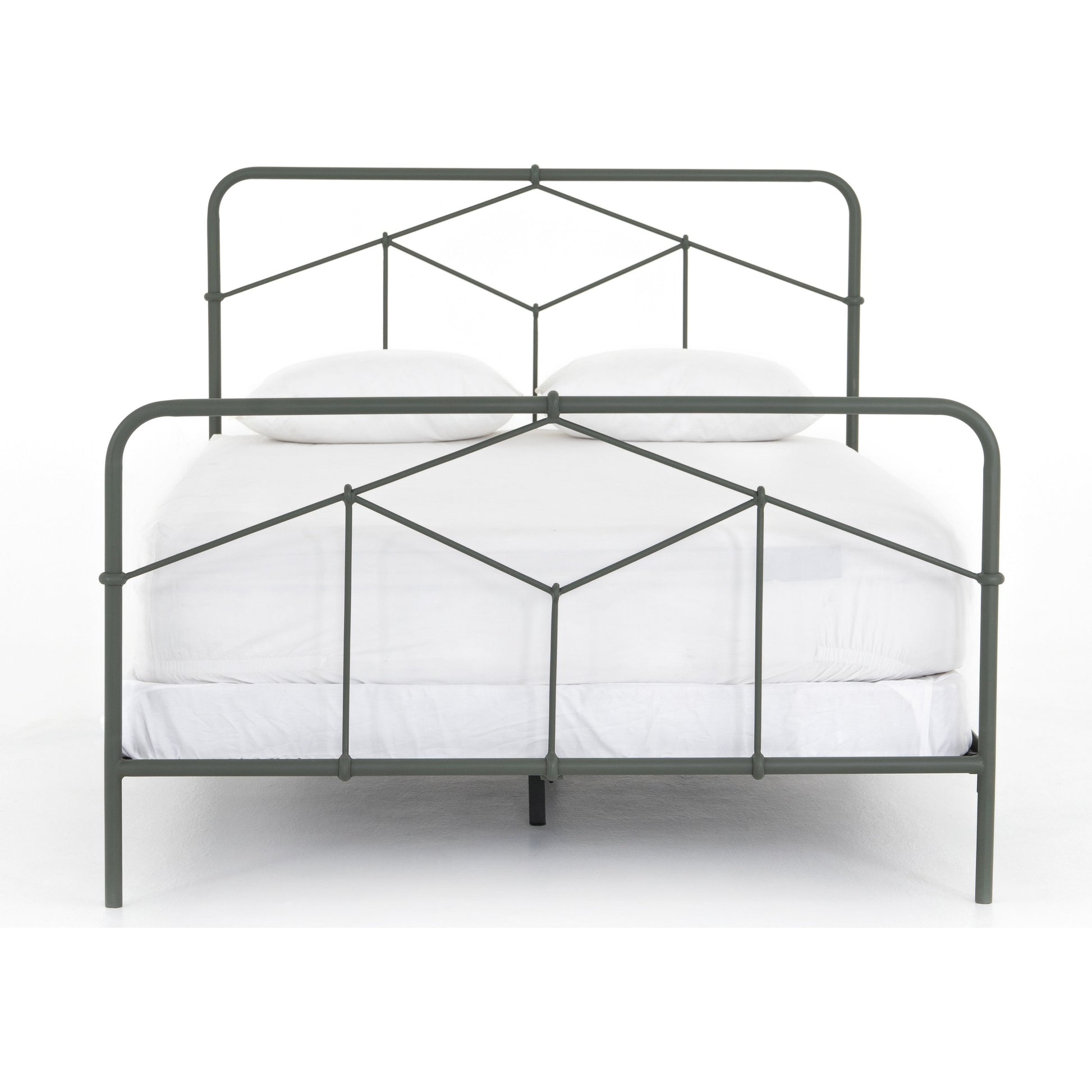 Casey Bed by Four Hands in sanblasted vintage black. Made from iron in a cottage & farmhouse style.