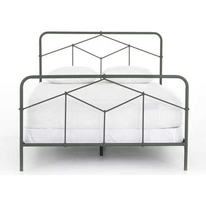 Casey Bed by Four Hands in sanblasted vintage black. Made from iron in a cottage & farmhouse style.