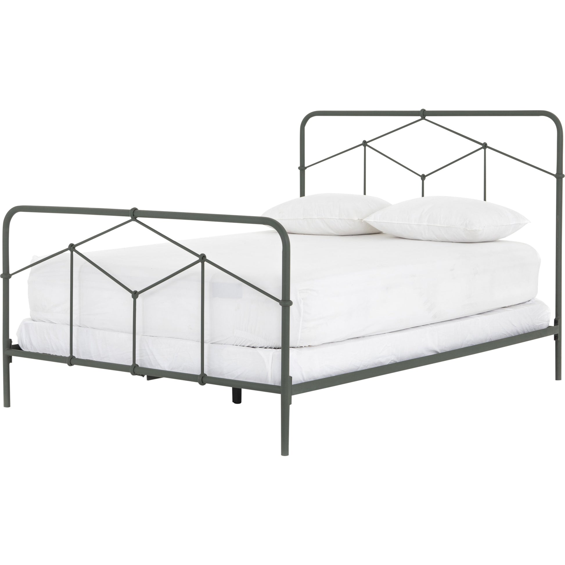 Casey Bed by Four Hands in sanblasted vintage black. Made from iron in a cottage & farmhouse style.