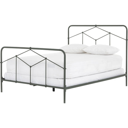 Casey Bed by Four Hands in sanblasted vintage black. Made from iron in a cottage & farmhouse style.