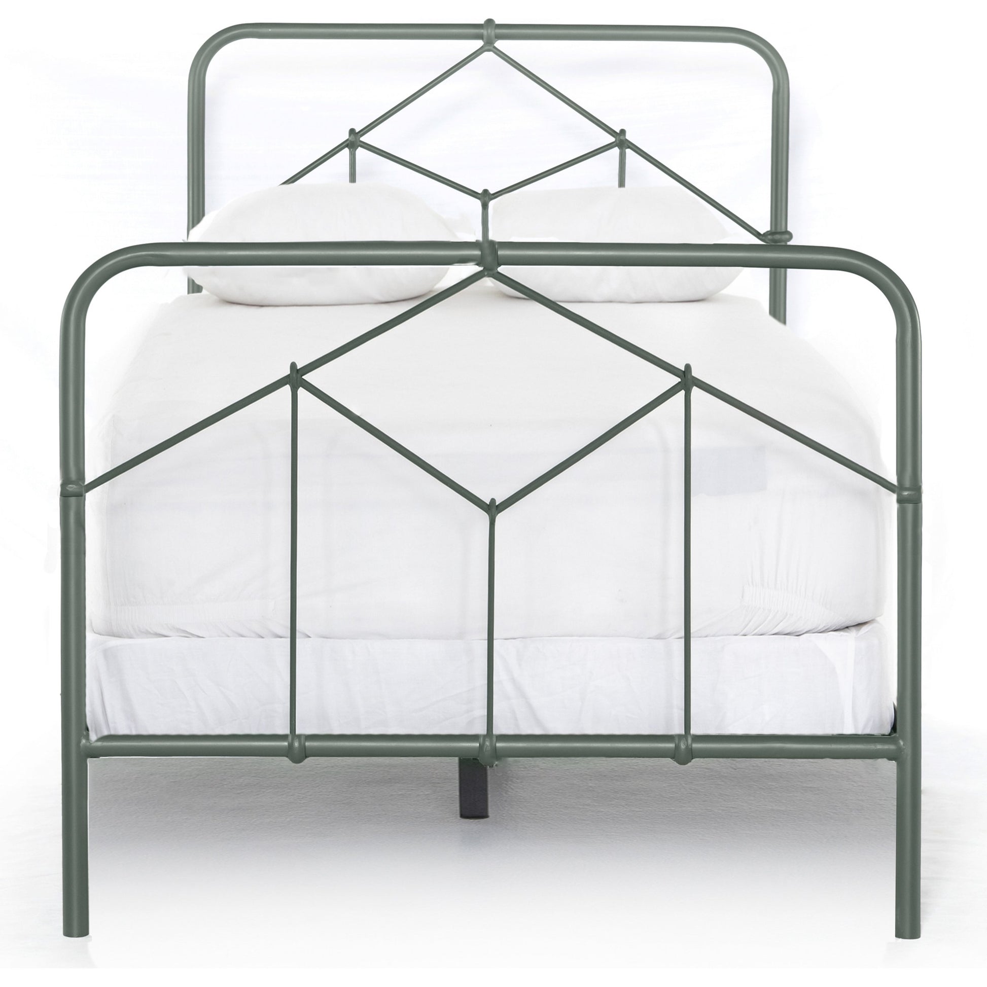 Casey Bed by Four Hands in sanblasted vintage black. Made from iron in a cottage & farmhouse style.