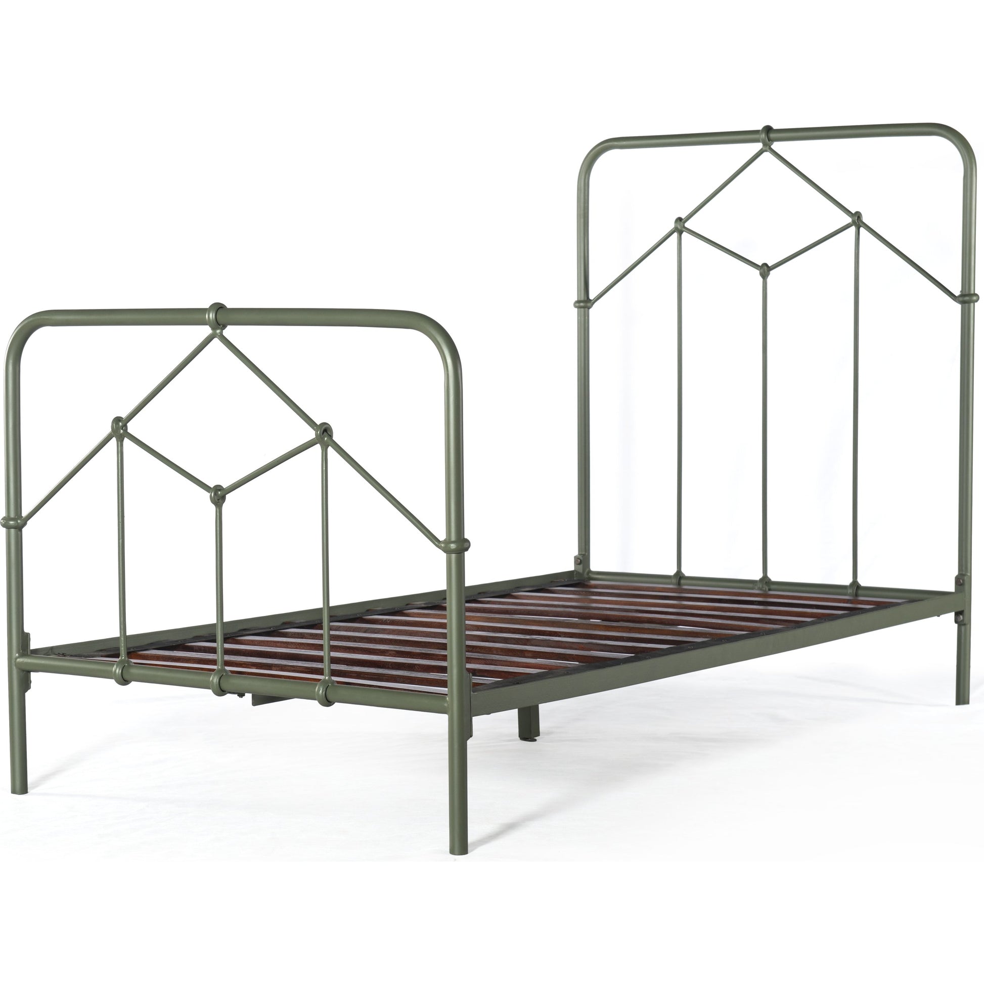 Casey Bed by Four Hands in sanblasted vintage black. Made from iron in a cottage & farmhouse style.