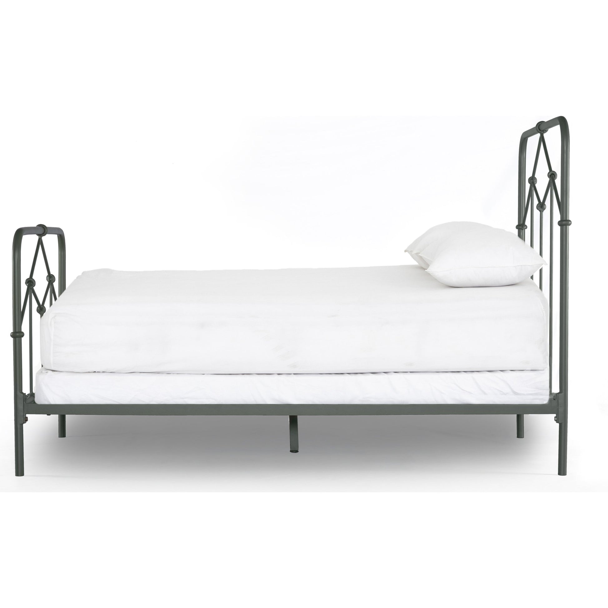 Casey Bed by Four Hands in sanblasted vintage black. Made from iron in a cottage & farmhouse style.