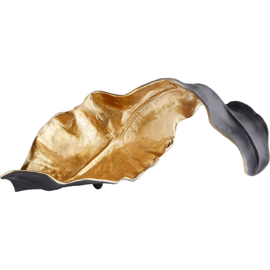 Oak Brush Sculpture by Cyan Design in black, gold. Made from aluminum in a transitional style.