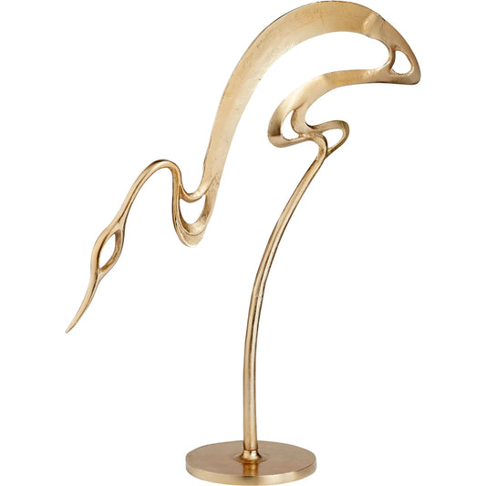 Patte Sculpture by Cyan Design in gold. Made from aluminum in a eclectic & global style.