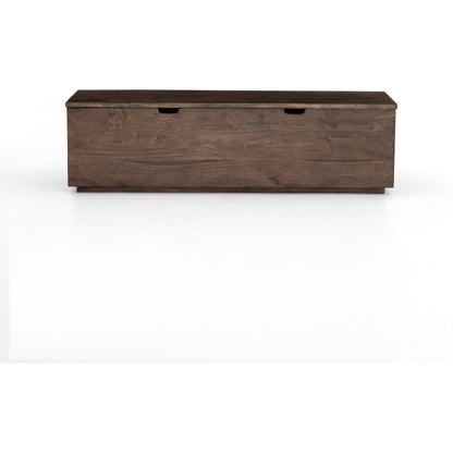 Duncan Trunk by Four Hands. Made from solid mango in a rustic style.