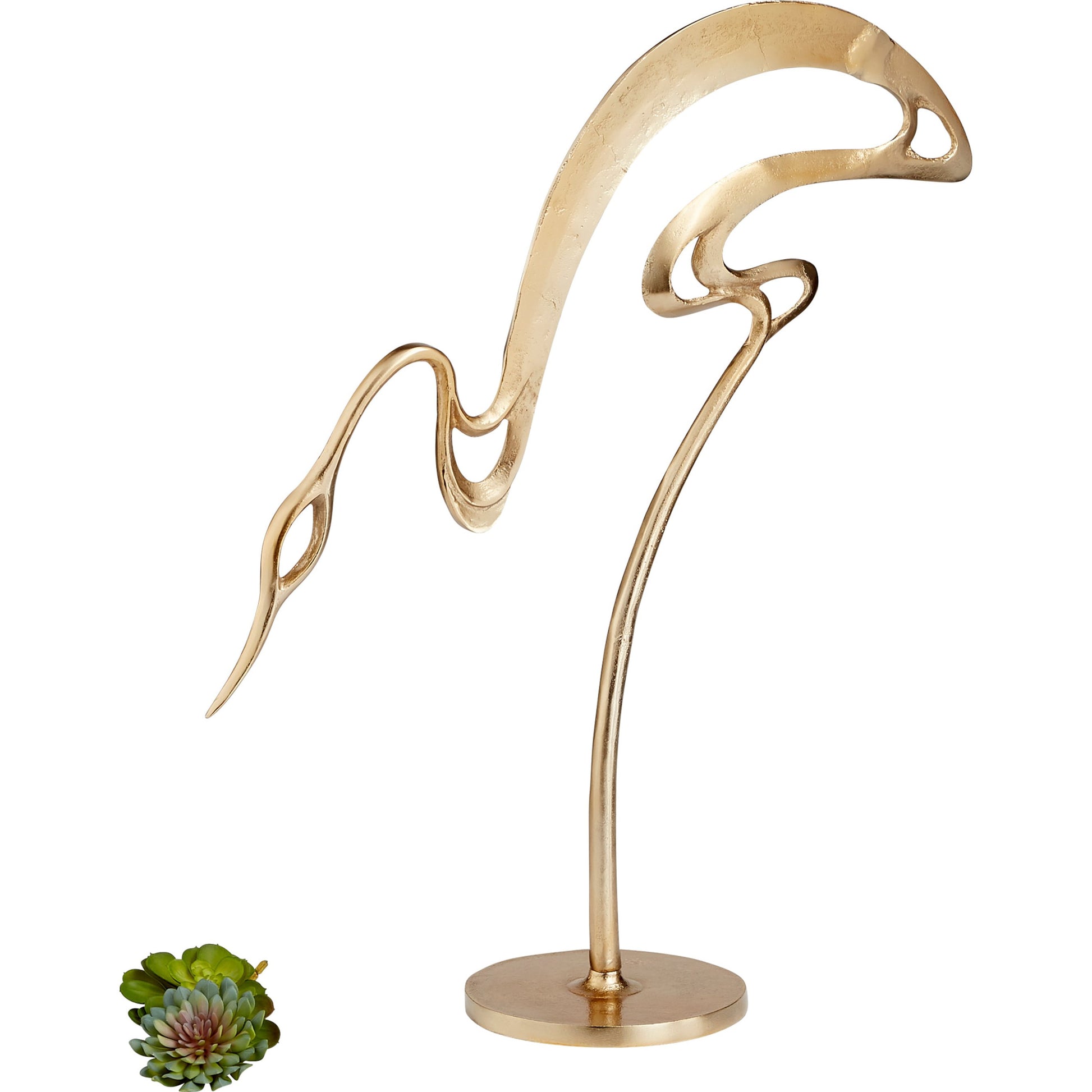 Patte Sculpture by Cyan Design in gold. Made from aluminum in a eclectic & global style.