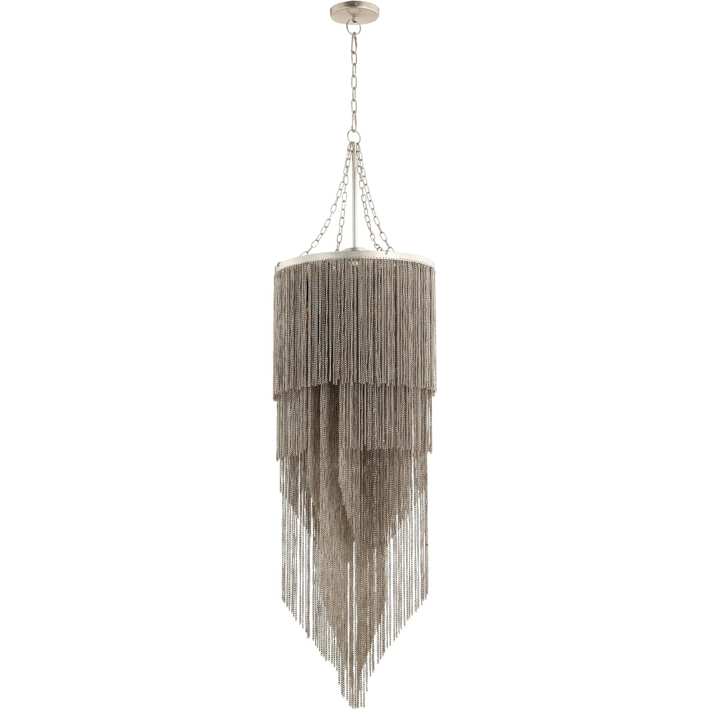 043 SR-778362 | Primary Silo | Divaza Chandelier by Cyan Design in silver. Made from iron in a eclectic & global style.