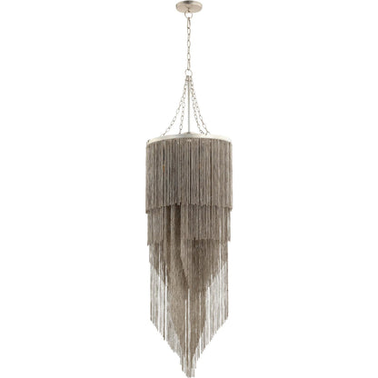 Divaza Chandelier by Cyan Design in silver. Made from iron in a eclectic & global style.
