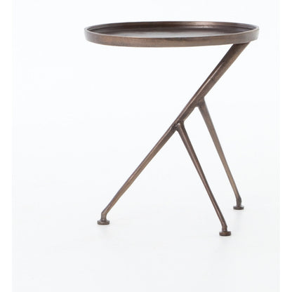 Schmidt Accent Table by Four Hands. Made from aluminum in a modern style.