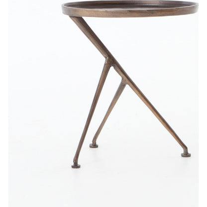 Schmidt Accent Table by Four Hands. Made from aluminum in a modern style.
