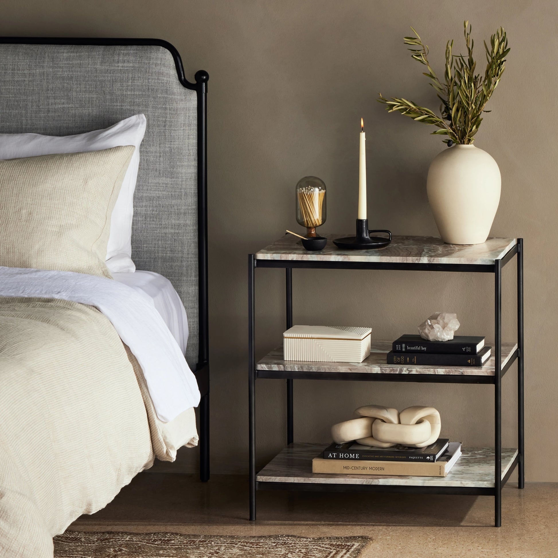Felix Nightstand by Four Hands. Made from unique in a transitional style.