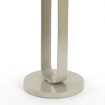 Douglas End Table by Four Hands. Made from aluminum, engineered hardwood in a modern style.