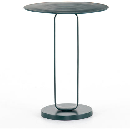 Douglas End Table by Four Hands. Made from aluminum, engineered hardwood in a modern style.