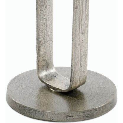 Douglas End Table by Four Hands. Made from aluminum, engineered hardwood in a modern style.