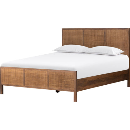 Sydney Bed by Four Hands. Made from cane, solid mango in a modern style.
