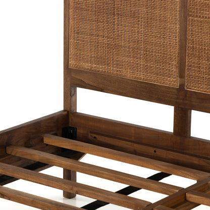 Sydney Bed by Four Hands. Made from cane, solid mango in a modern style.