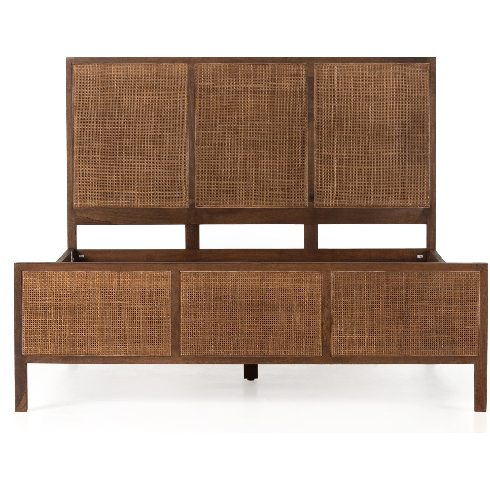 Sydney Bed by Four Hands. Made from cane, solid mango in a modern style.