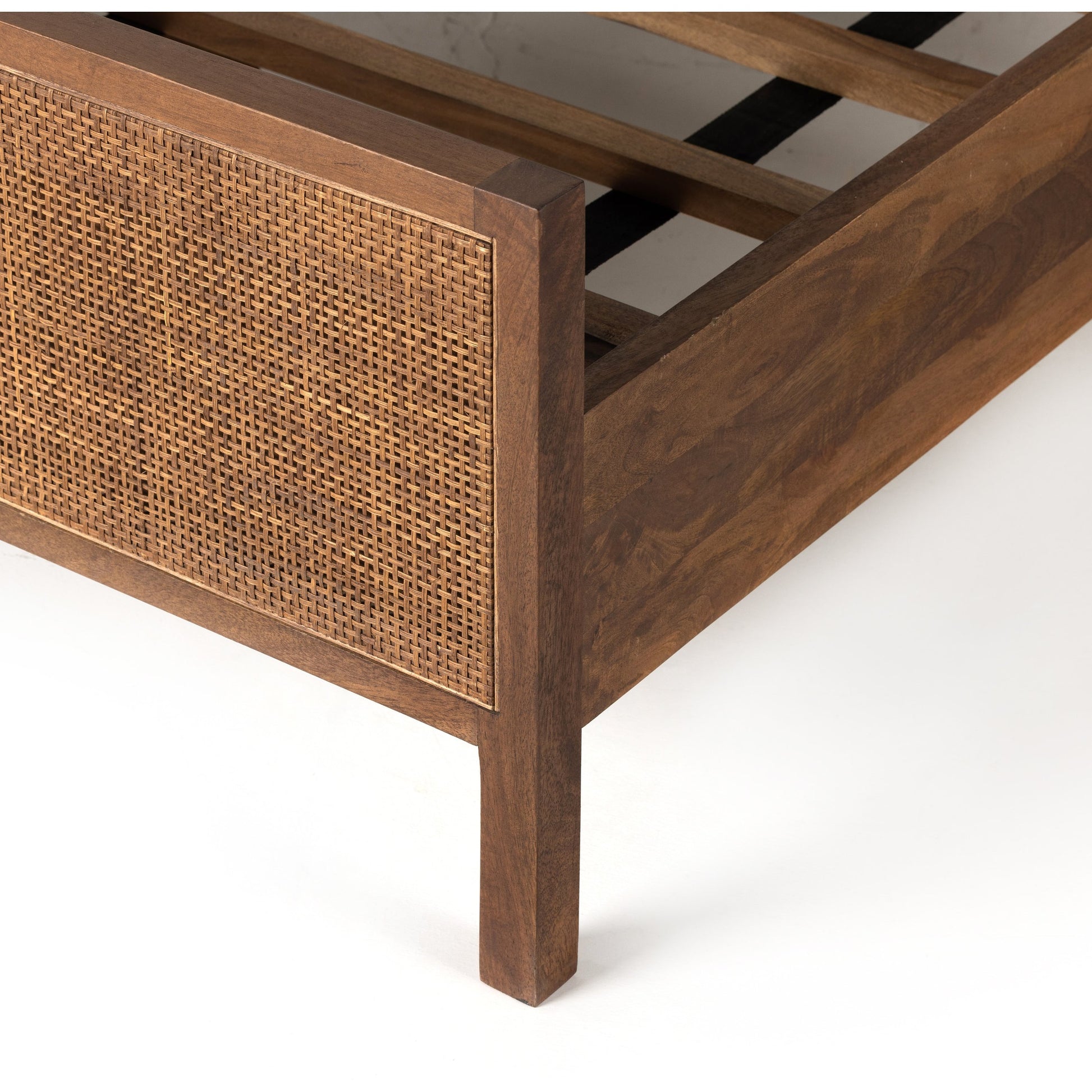 Sydney Bed by Four Hands. Made from cane, solid mango in a modern style.