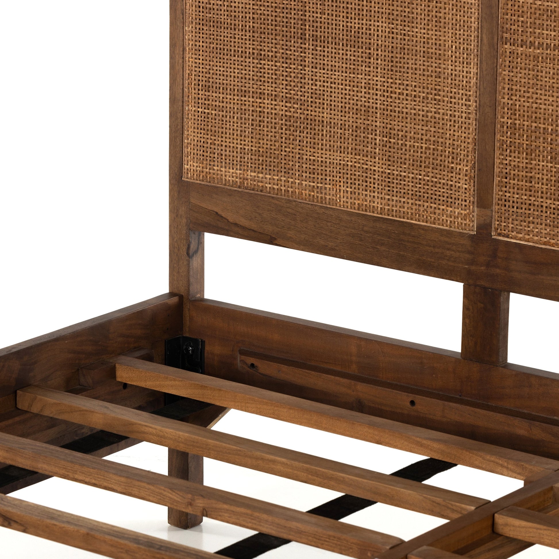 Sydney Bed by Four Hands. Made from cane, solid mango in a modern style.