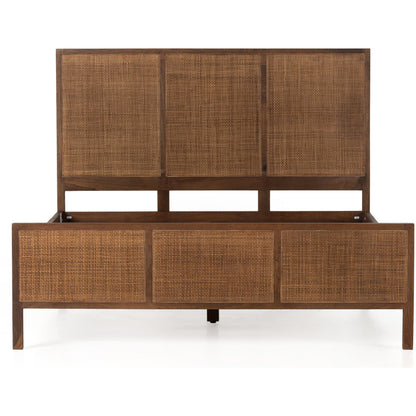 Sydney Bed by Four Hands. Made from cane, solid mango in a modern style.