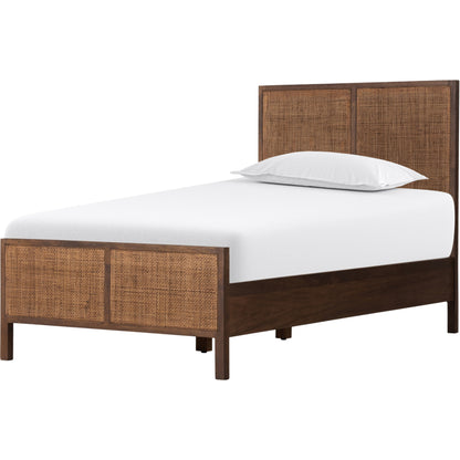 Sydney Bed by Four Hands. Made from cane, solid mango in a modern style.