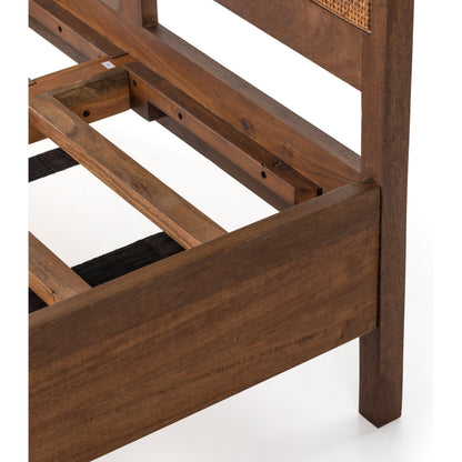 Sydney Bed by Four Hands. Made from cane, solid mango in a modern style.