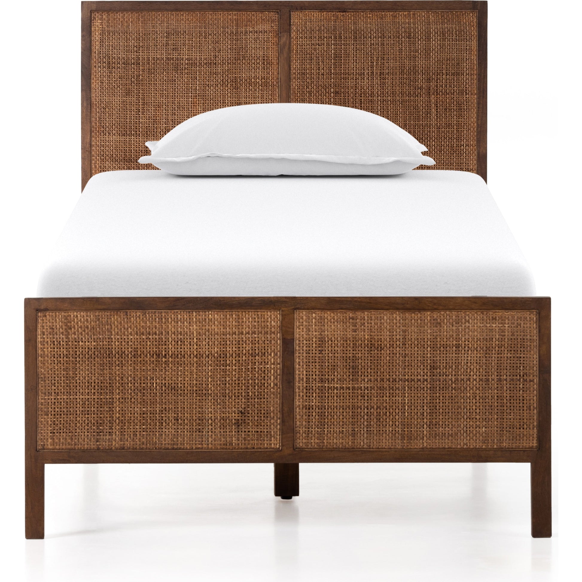 Sydney Bed by Four Hands. Made from cane, solid mango in a modern style.