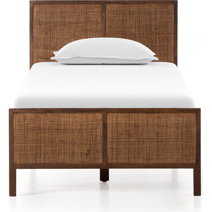Sydney Bed by Four Hands. Made from cane, solid mango in a modern style.