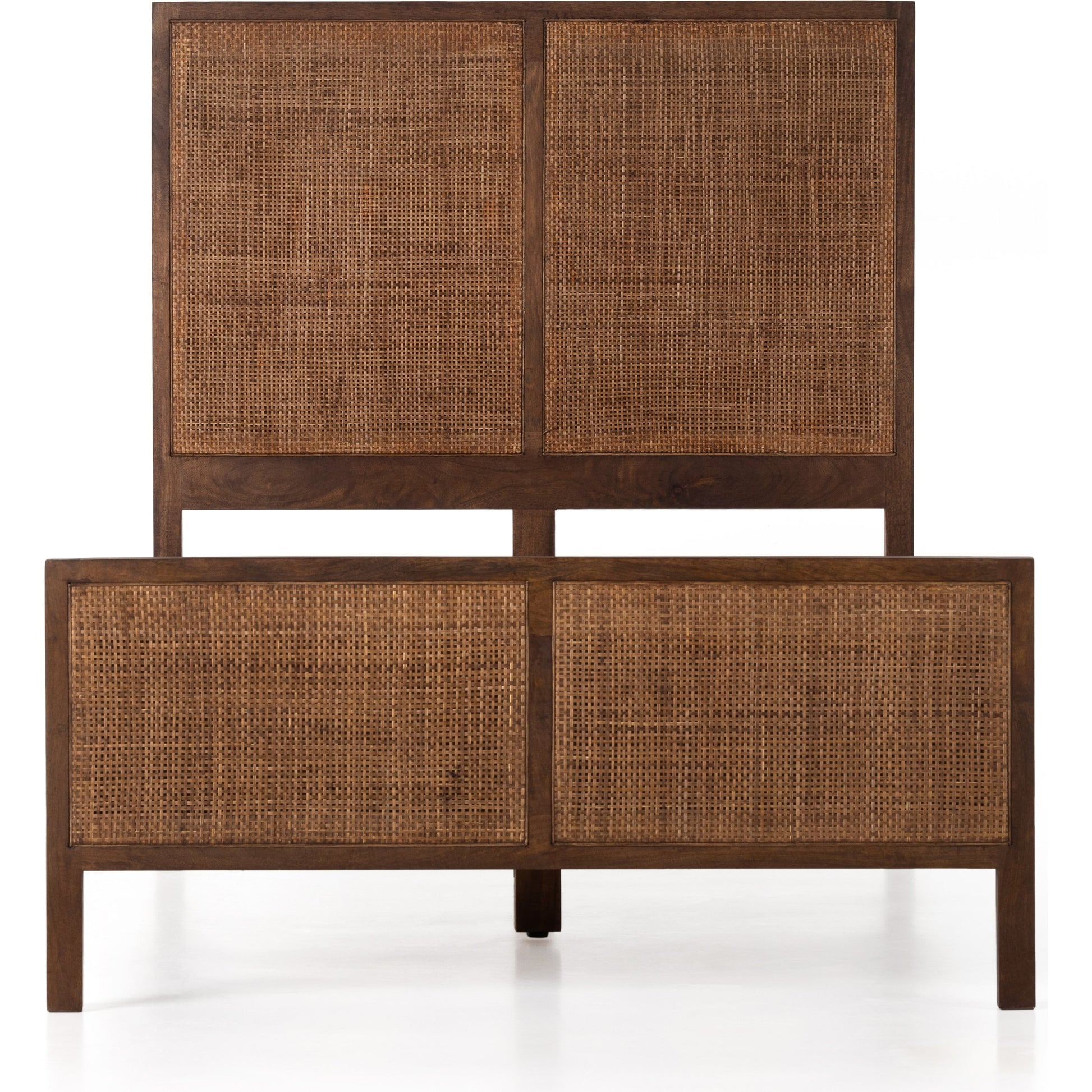 Sydney Bed by Four Hands. Made from cane, solid mango in a modern style.