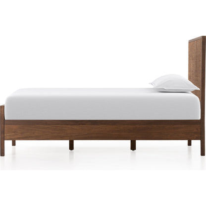 Sydney Bed by Four Hands. Made from cane, solid mango in a modern style.
