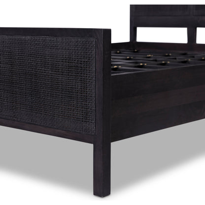 Sydney Bed by Four Hands. Made from cane, solid mango in a modern style.