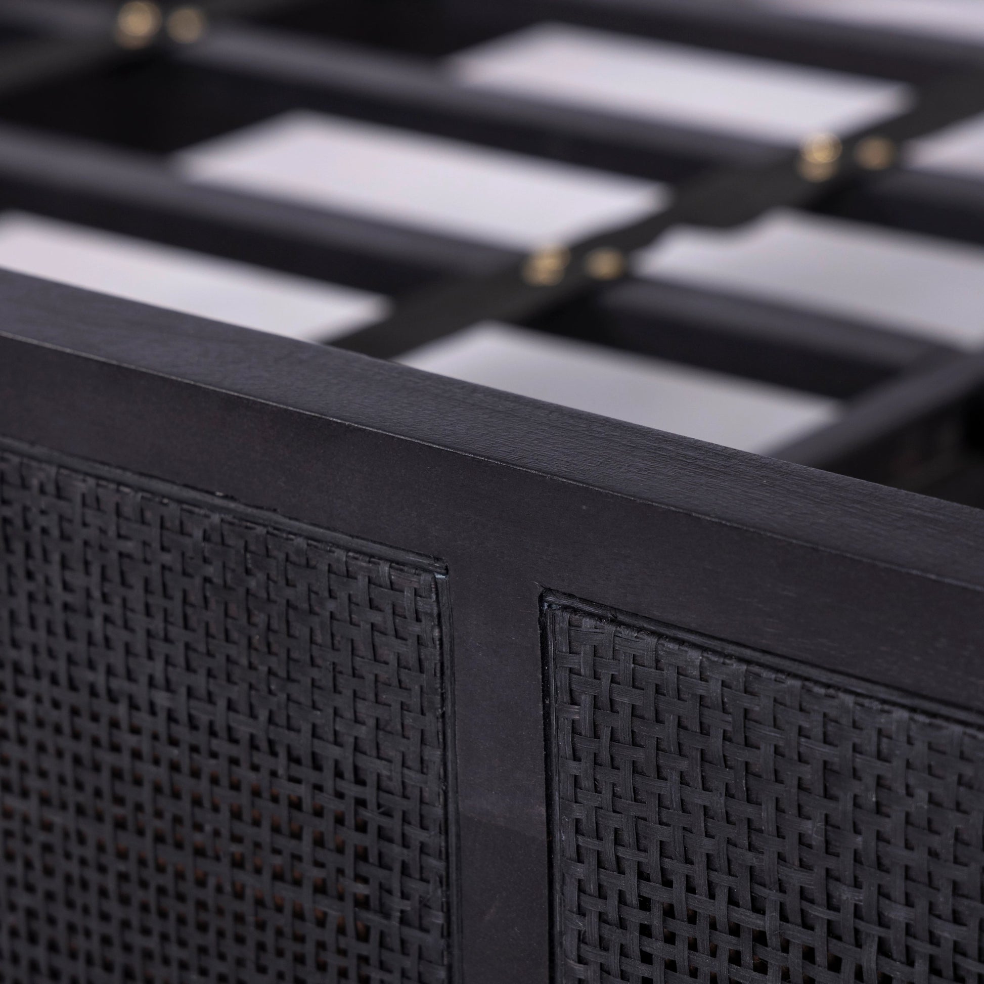 Sydney Bed by Four Hands. Made from cane, solid mango in a modern style.