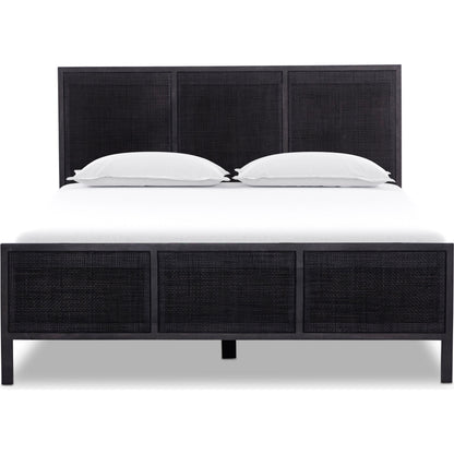 Sydney Bed by Four Hands. Made from cane, solid mango in a modern style.