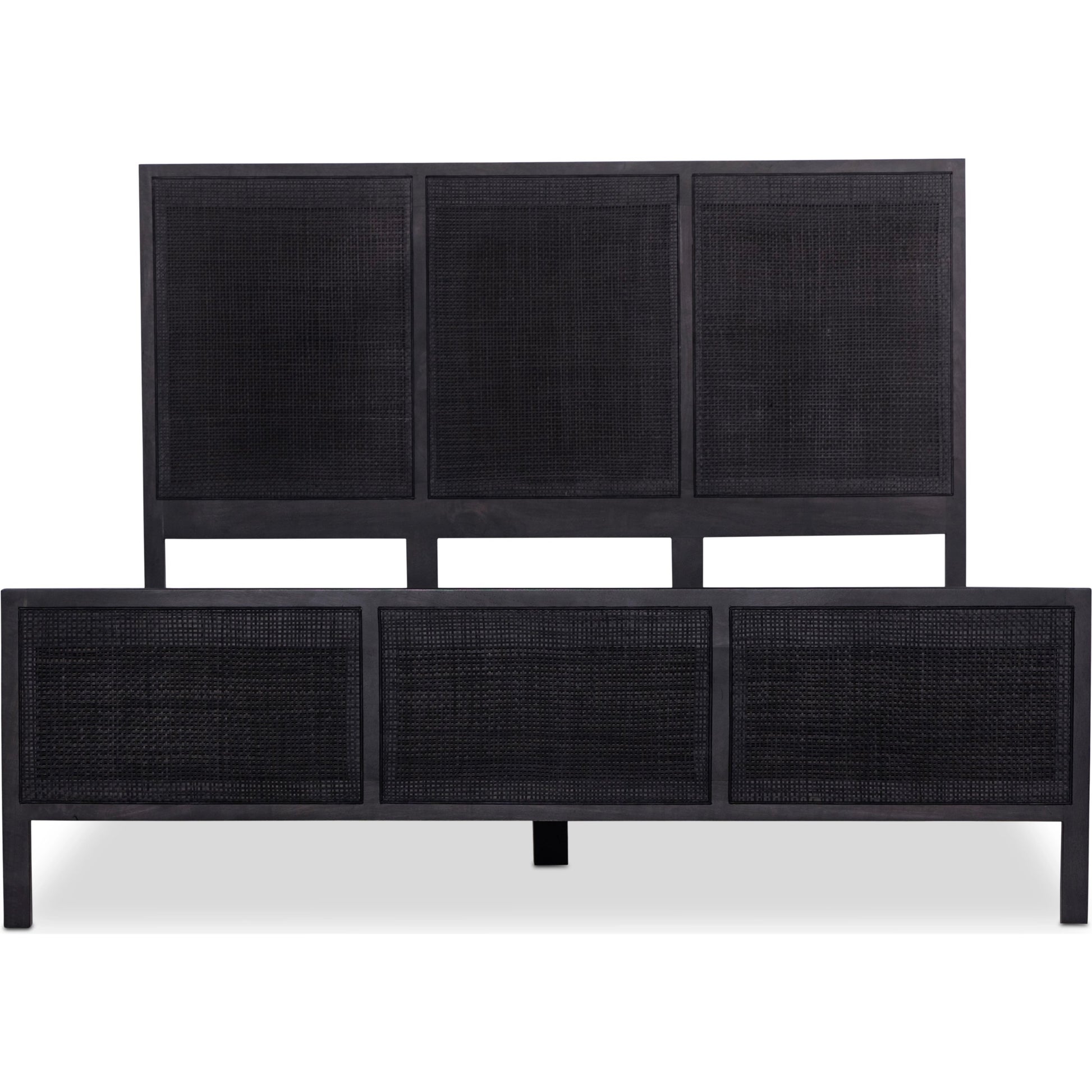 Sydney Bed by Four Hands. Made from cane, solid mango in a modern style.