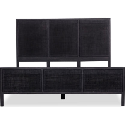 Sydney Bed by Four Hands. Made from cane, solid mango in a modern style.